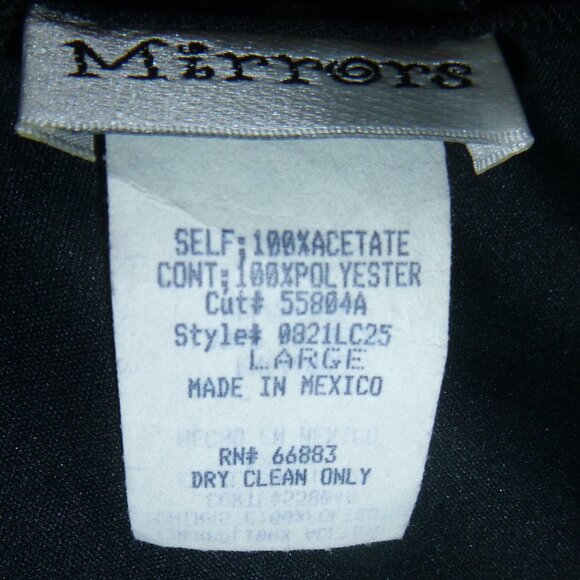 Mirrors- Women’s black lace mesh pullover dress - Picture 2 of 6